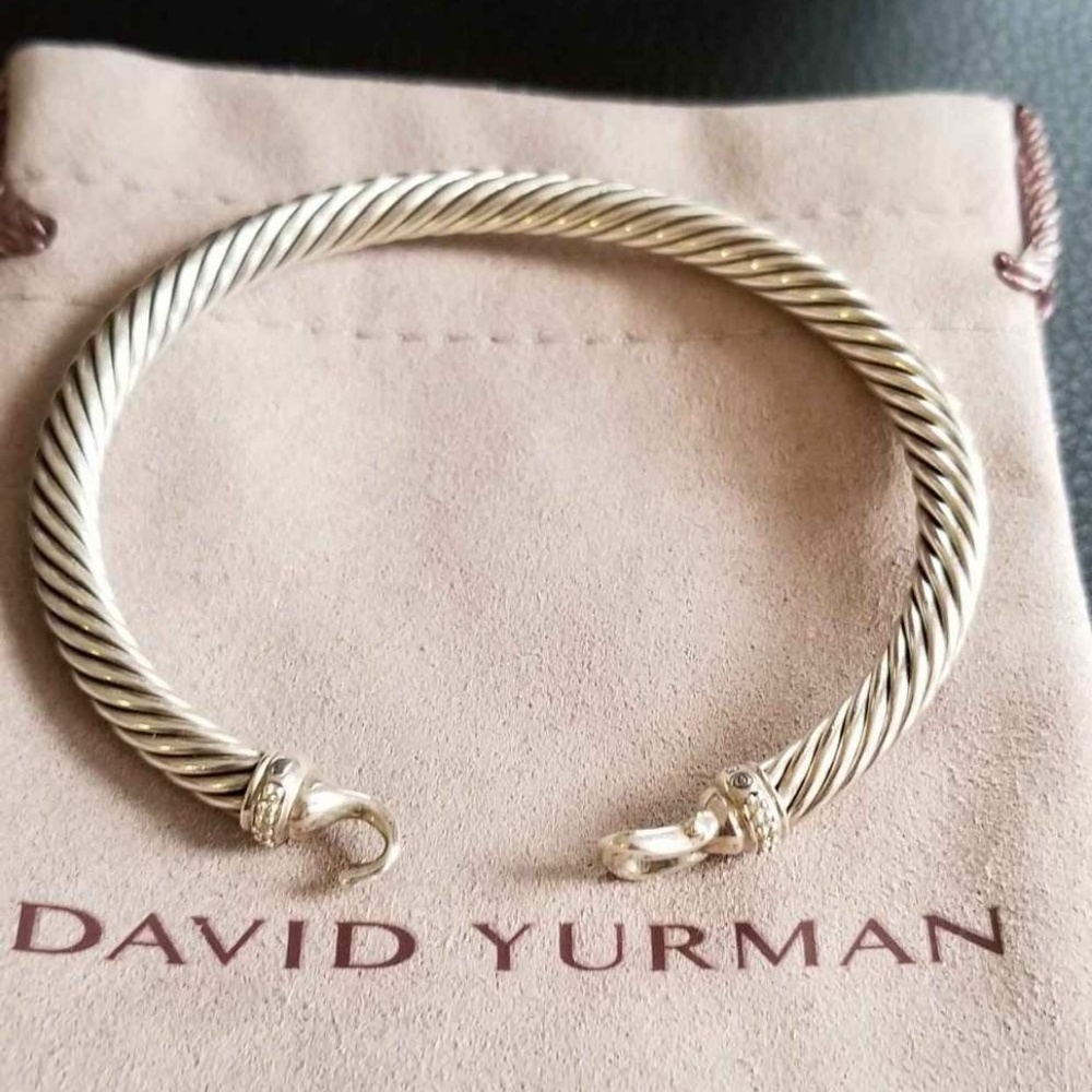 DY Sterling Silver  Buckle Bracelet